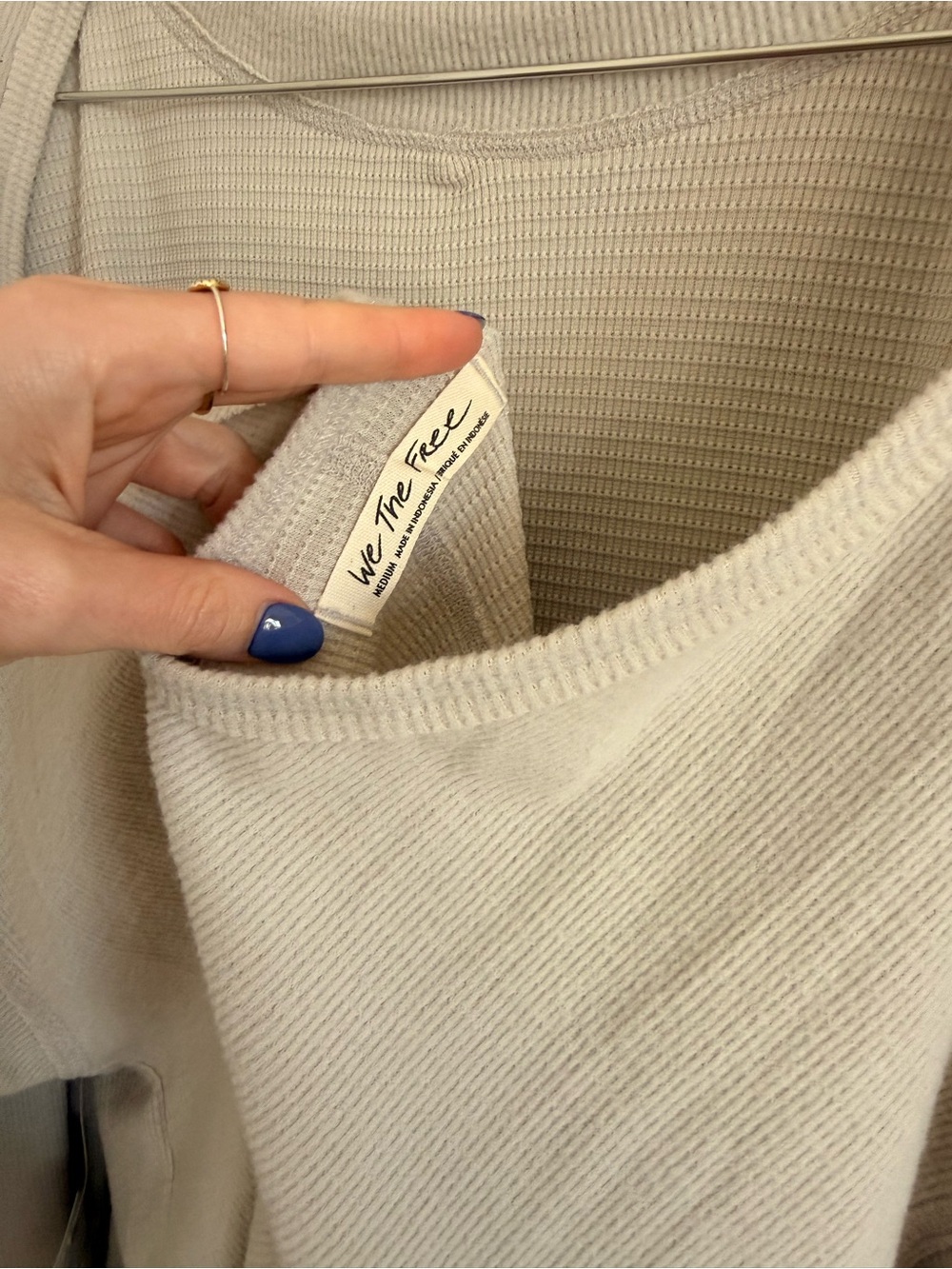 We The Free Oversized Cream Cowl Neck Pullover Sweater - Picture 4 of 4
